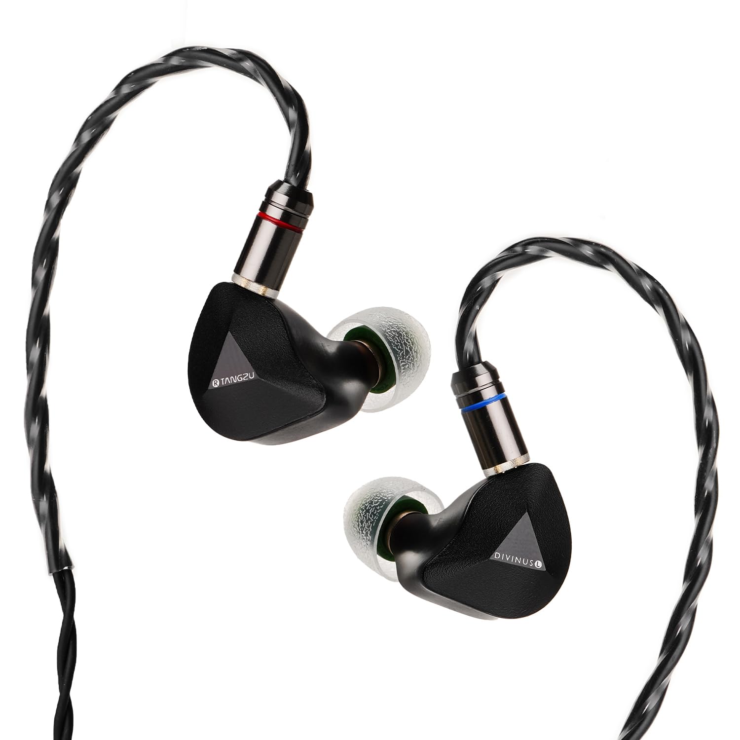 HiFiGo TANGZU x DIVINUS FUDU VERSE1 3 ハイブリッドドライバーインイヤーモニター、ZEN シリーズ 10mm DD+ 2BA インイア式のイヤホン IEM 3D プリントシェル付きインイヤーイヤホン (4.4mm, Bl|SelectSHOP 岐阜 店