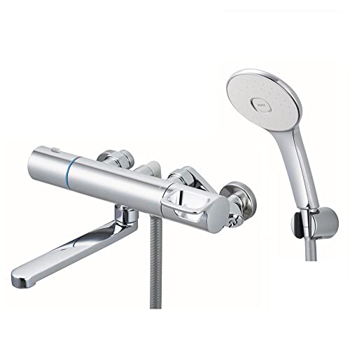 LIXIL(リクシル) INAX サーモスタットバス水栓 メッキハンドル・メッキエコアクアシャワー 一般地 RBF-914E シルバー｜SelectSHOP 岐阜 店