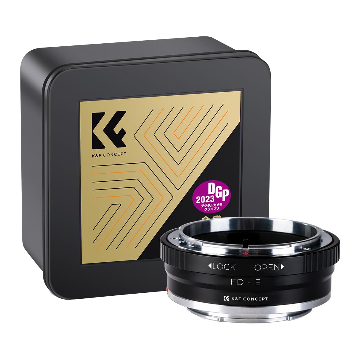 K&F Concept マウントアダプター FDマウント Eマウント 変換用 Canon FDレンズ-ソニー NEX カメラ 対応 アダプター 無限遠実現 高精度 銅製 メーカー直営店