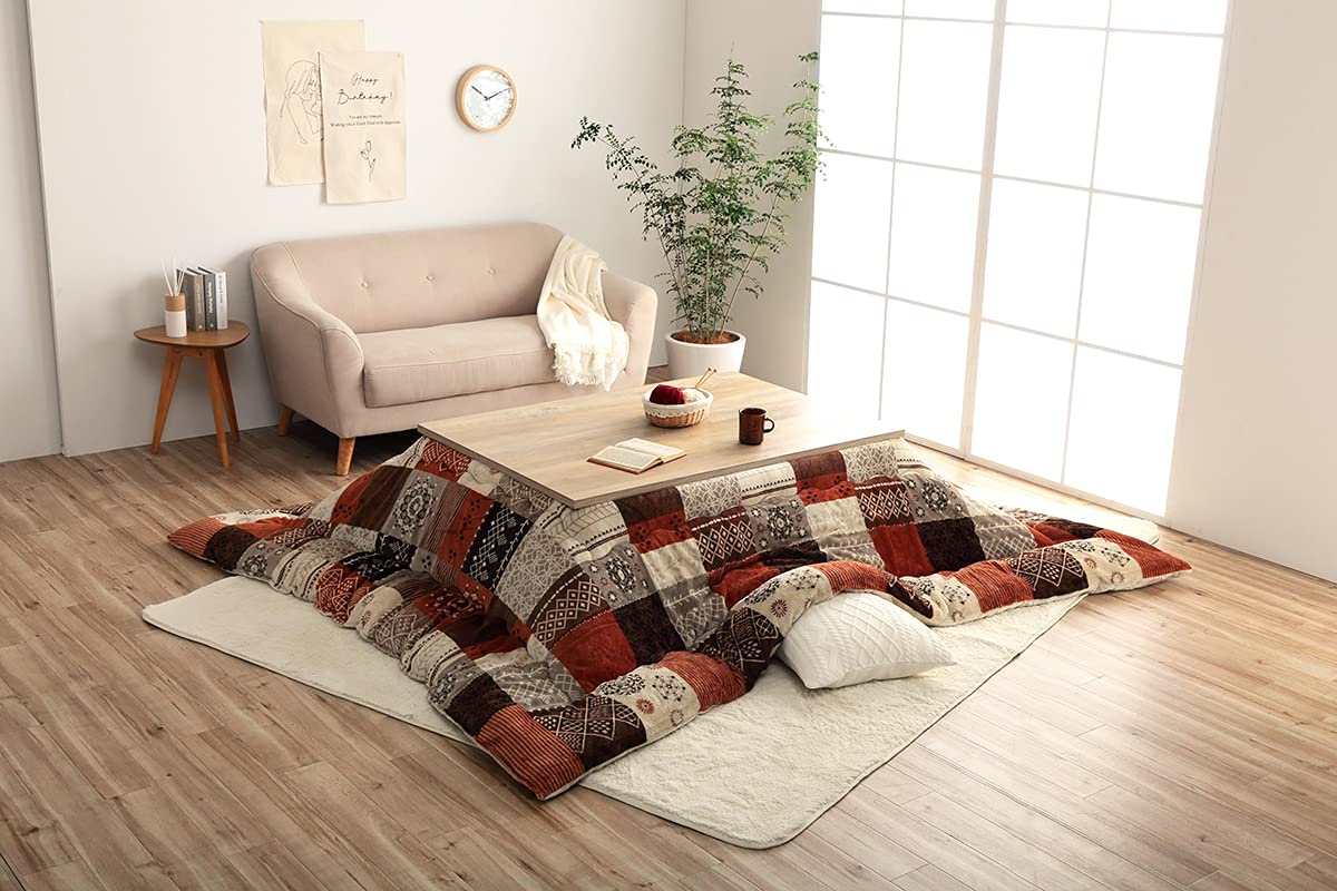 [Ikehiko Corporation] こたつ掛け布団 4550317201905 オレンジ 長方形｜SelectSHOP 岐阜 店