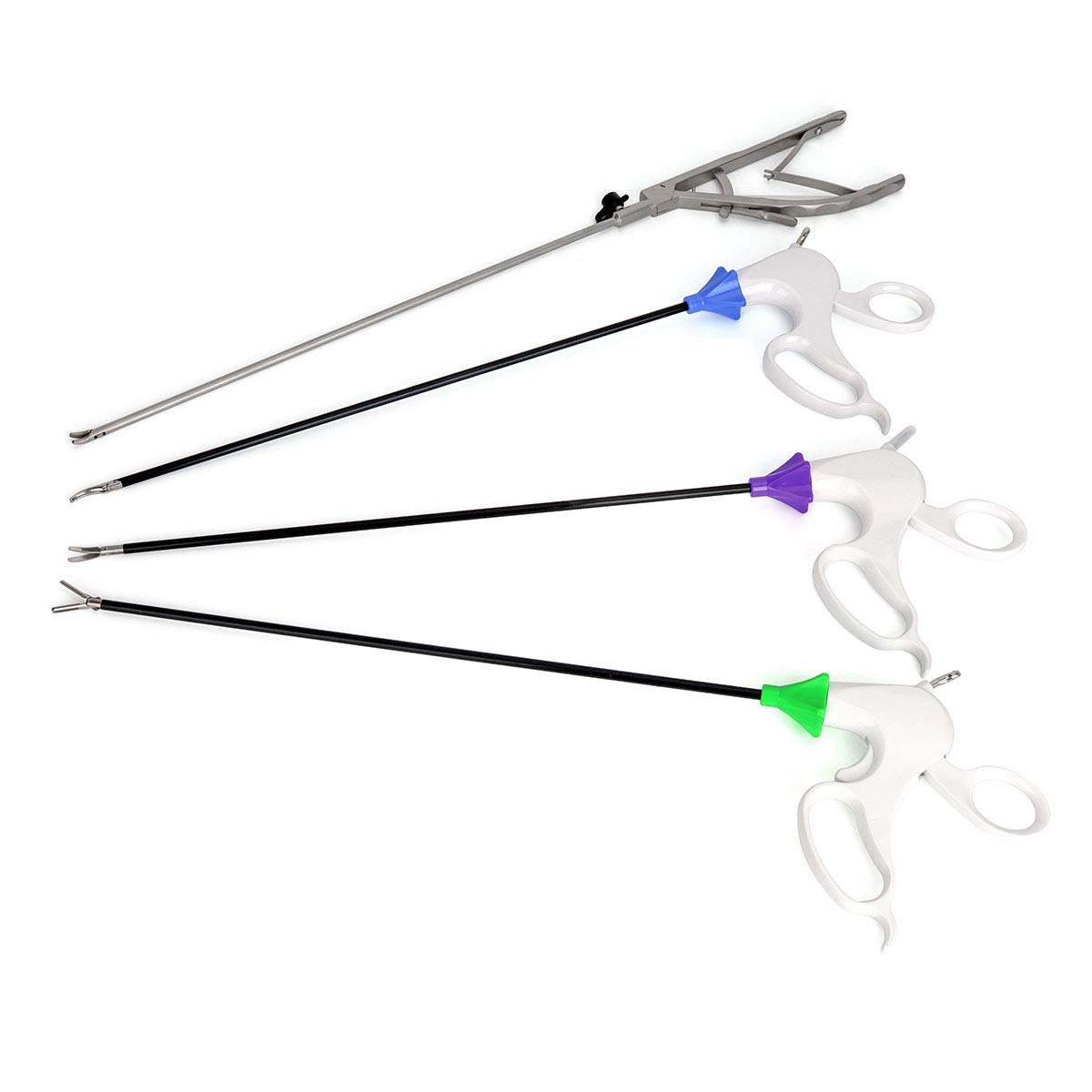 Medclimber 4種類 腹腔鏡手術トレーニング器機 持針器 剥離鉗子 把持鉗子 カーブ剪刀 胸腔鏡 内視鏡手術 腹腔鏡訓練用鉗子 縫合練習 学生支援 実践補助教材|SelectSHOP 岐阜 店