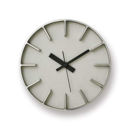 レムノス 掛け時計 アナログ エッジクロック アルミニウム edge clock AZ-0116 AL Lemnos 直径:18cm|SelectSHOP 岐阜 店