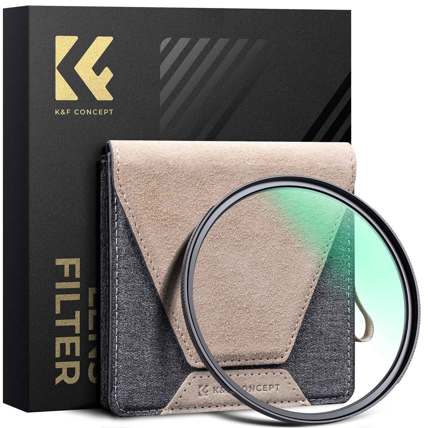 K&F CONCEPT レンズ保護フィルター 67mm レンズ保護用 撥水・防汚 キズ防止 レンズプロテクター 超低反射0.1% 真鍮製 36層ナノコーティング 高透過率99.5% 色かぶり無し 撥水防汚 キズ防止 【Nano-Xcel Pro】|SelectSHOP 岐阜 店