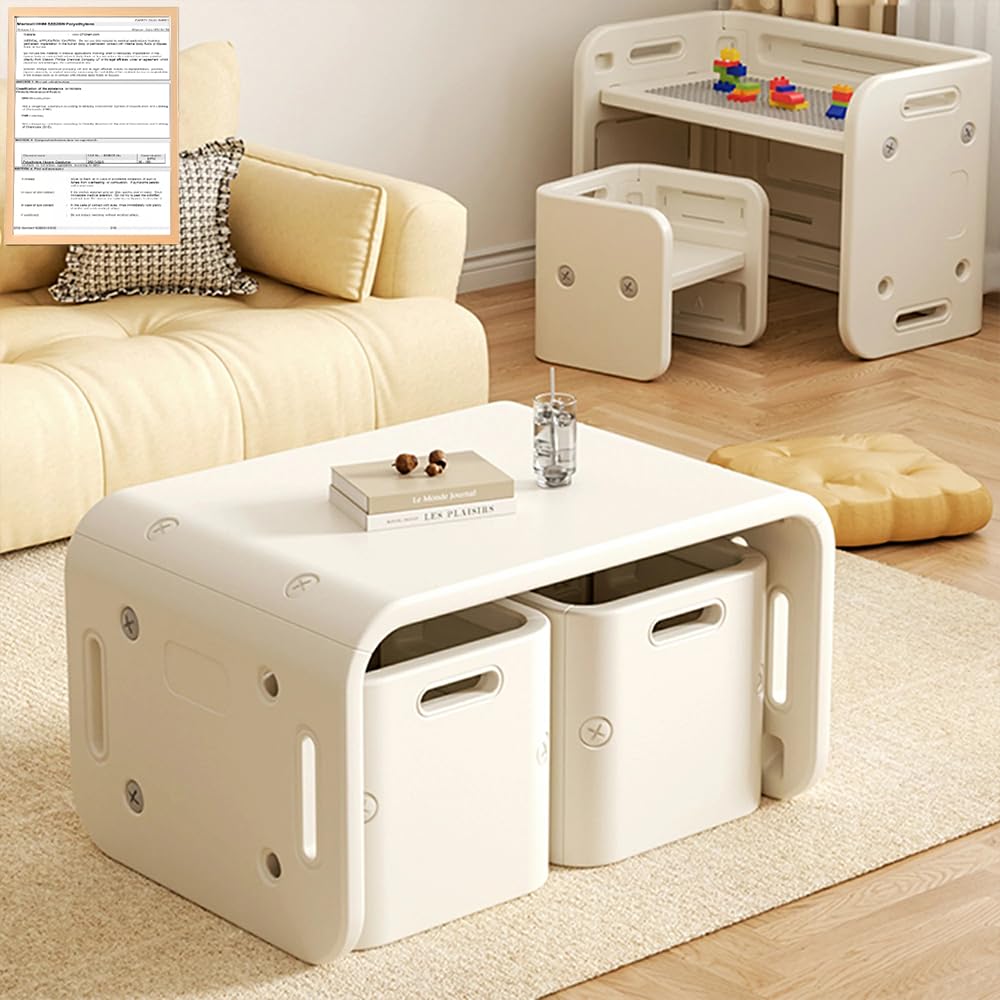 オーエスジェイ(OSJ) 机 子供 幼児 子供机 キッズデスク study table and chair set 学習机セット 収納付き 幼児机 勉強机 誕生日 入園祝い 自宅 保育園 幼稚園用 日本語説明書付き｜SelectSHOP 岐阜 店
