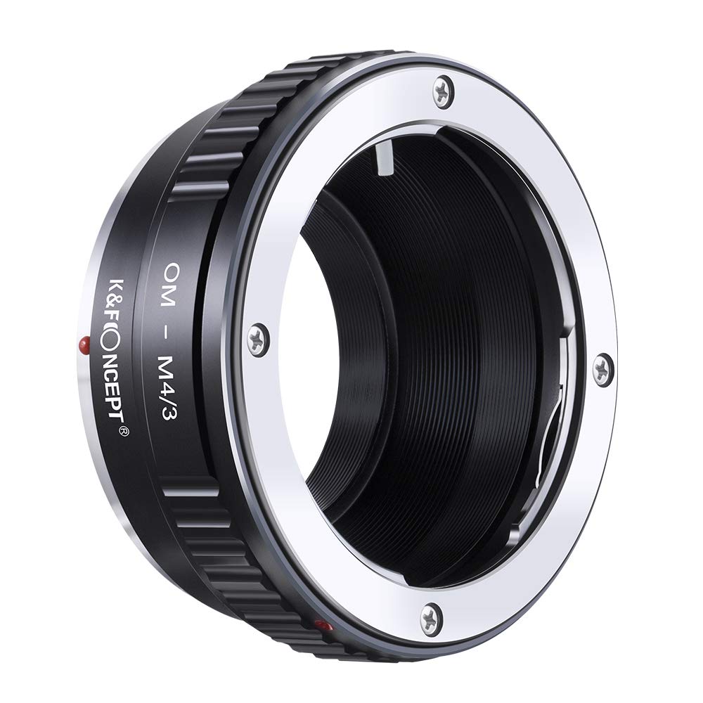 K&F Concept 直営店 マウントアダプター OMマウント レンズアダプター M4/3マウント OM-M4/3 マイクロフォーサーズ マウント 変換アダプターリング Olympus OMレンズ- Micro 4/3カメラ装着用レンズアダプター 4,163円