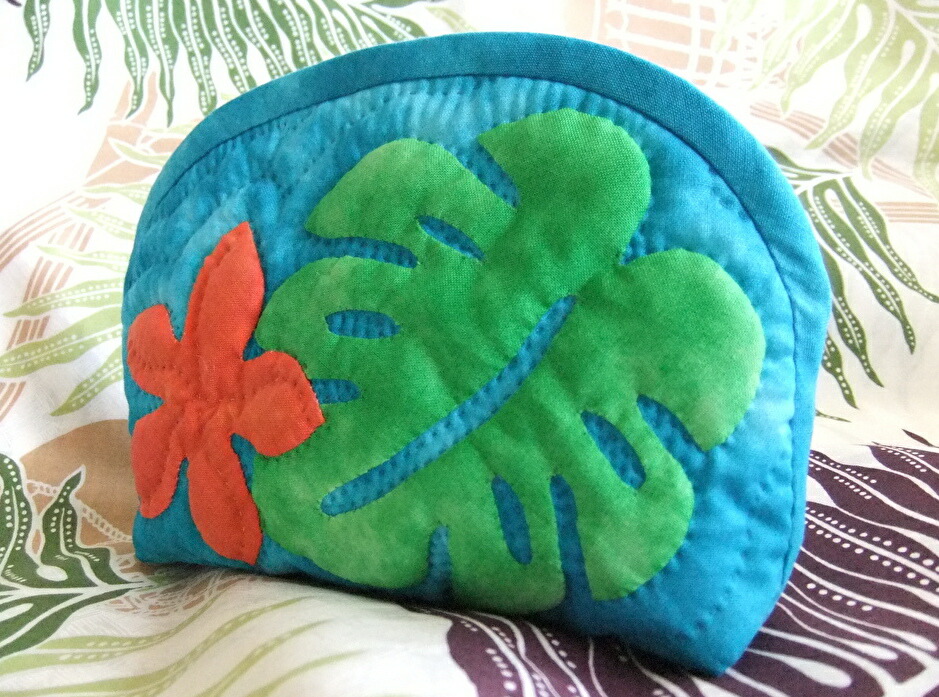 楽天市場】【ハンドメイド作品】ハワイアンキルトハンドメイドポーチ