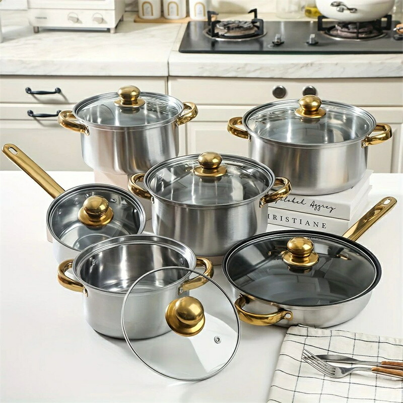 Kirkland Signature 鍋・フライパンセット 楽天市場】カークランド 鍋 フライパン セット ガラス蓋付き