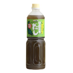【送料無料（四国・九州・沖縄・離島地区 対象外）】トモエ） 日高昆布だし　１Ｌ×６本
