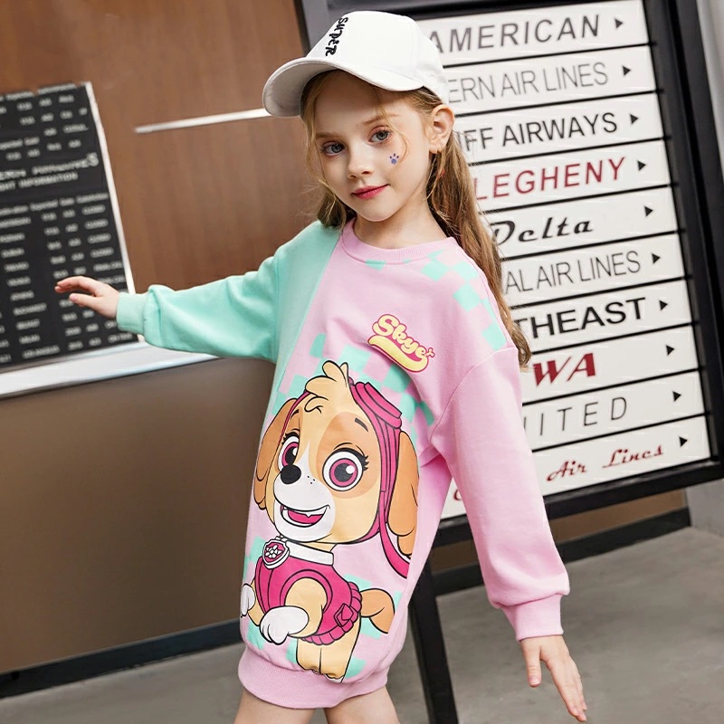 長袖Tシャツ ロンT 女の子 女児 バックプリント 新品未使用 120