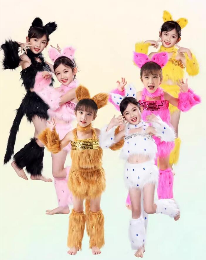 楽天市場】子供 ダンス衣装 猫ちゃん コスチューム にゃんにゃん