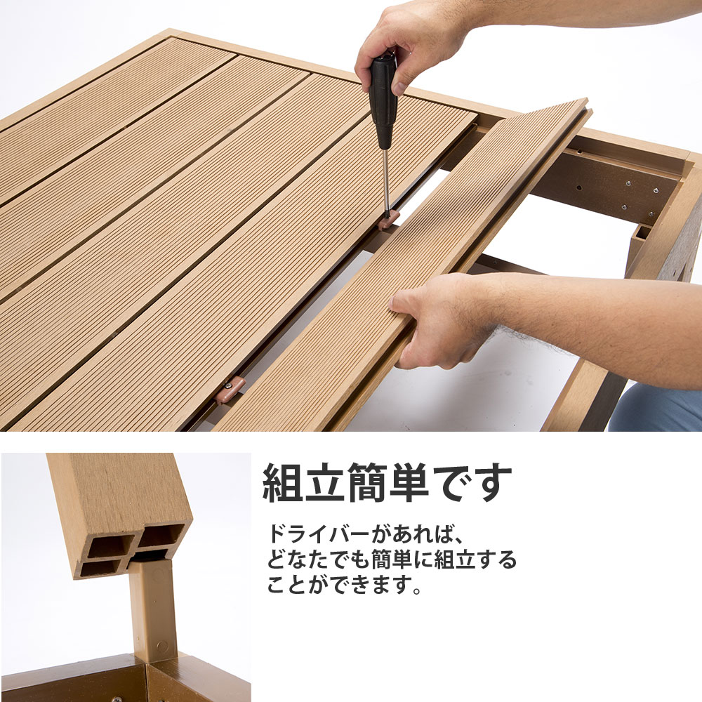 ウッドデッキ Diy キット 樹脂 本体 3台 コーナーパネル サイドパネル 踏み台 6点セット ウッドデッキ1台あたり幅90 奥行90 高さ28cm チーク 0 75坪 ガーデニング 庭 縁台 ガーデン バルコニー テラス エクステリア 水洗いok ステップ イエナカ Lojascarrossel Com Br