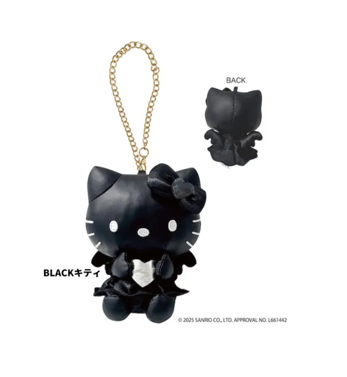 キティキーホルダー 3個セット（黒＆クリア＆ノーマル） キティキーホルダー 3個セット（黒＆クリア＆ノーマル） キティ