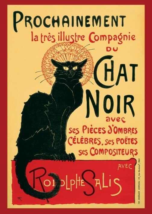 Chat Noir（ケン ベイリー）アートポスター 猫 Amazon.co.jp: Chat Noirケン ベイリーアートポスター 猫 : おもちゃ