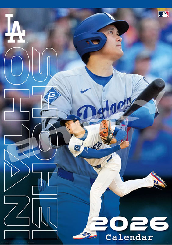 楽天市場】大谷翔平 2026年カレンダー（輸入版）CL26-2500
