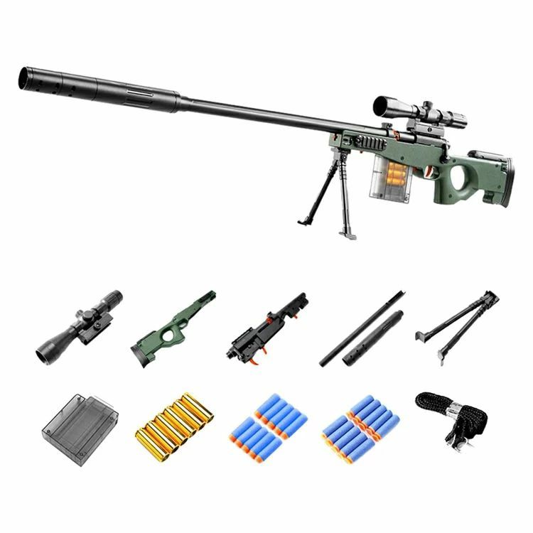 【新品 未使用】M24 おもちゃ銃 98Kガン 銃 ミリタリー模型 M24おもちゃ銃 98Kガン シェル排出体験 軟弾