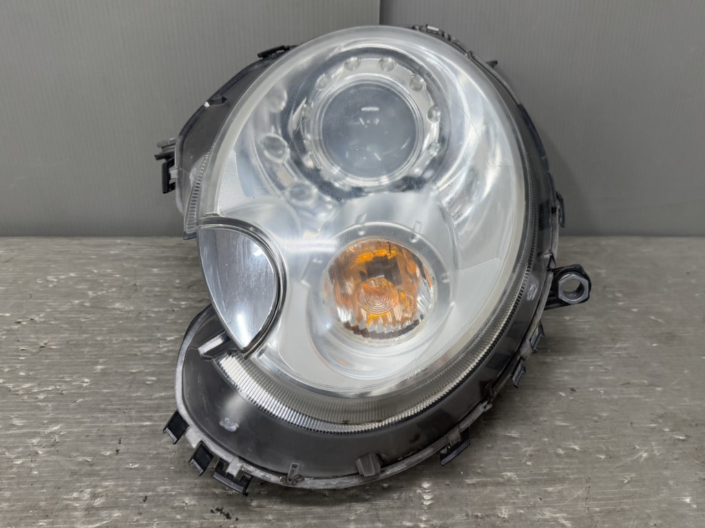ミニ クーパー Mini Cooper 右H(MF16 R56) 純正 AL 左 ヘッドライト HID キセノン バラスト ウォッシャー ヘッドランプ 0 301 225 673 p051910 中古20250118