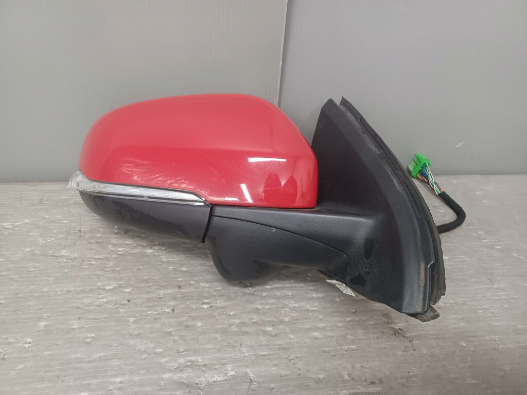 ボルボ V60 T4 右H(FB4164T FB) 純正 破損無 動作保証 右 ドアミラー 電格 16P＋2P ウィンカー レッド系 BLISセンサー ウェルカムランプ p052549 中古20250205