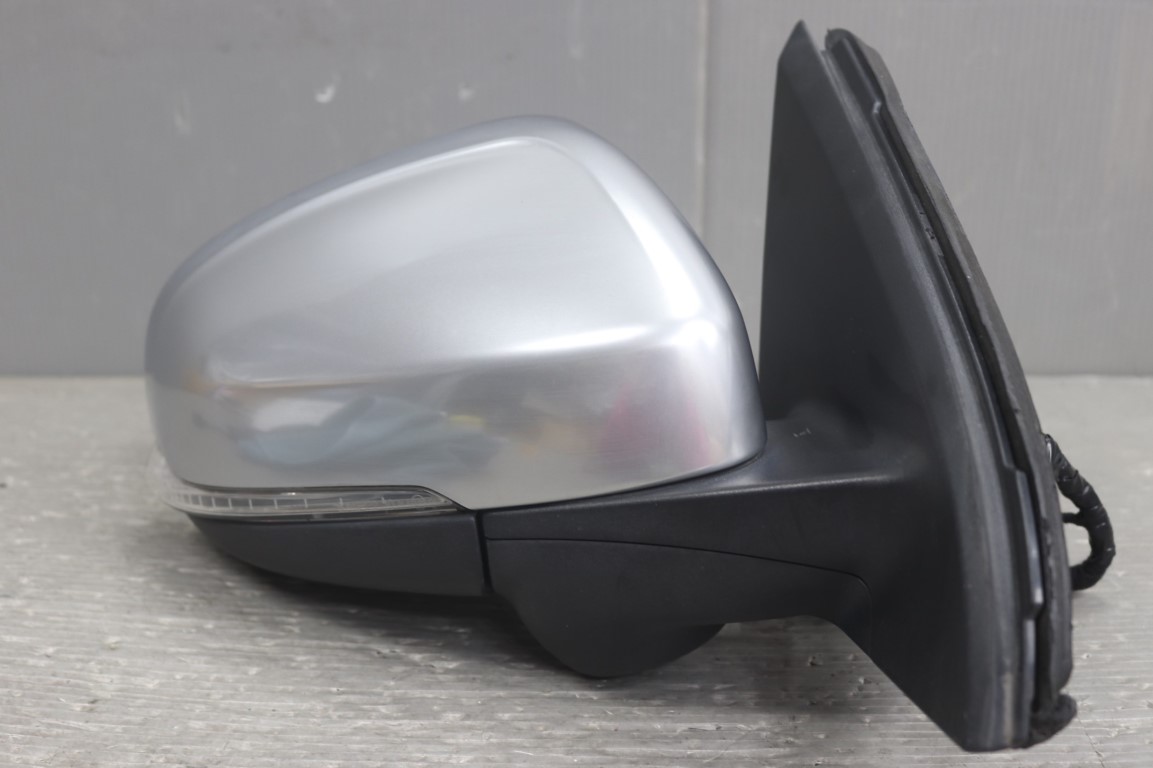 ボルボ S60 T4 右H(FB4164T) 純正 破損無 動作保証 右 ドアミラー 電格 14P＋2P 14ピン＋2ピン ウィンカー ウェルカムランプ BLISセンサー付 シルバー系 右 ミラー サイドミラー p053721 中古20250401