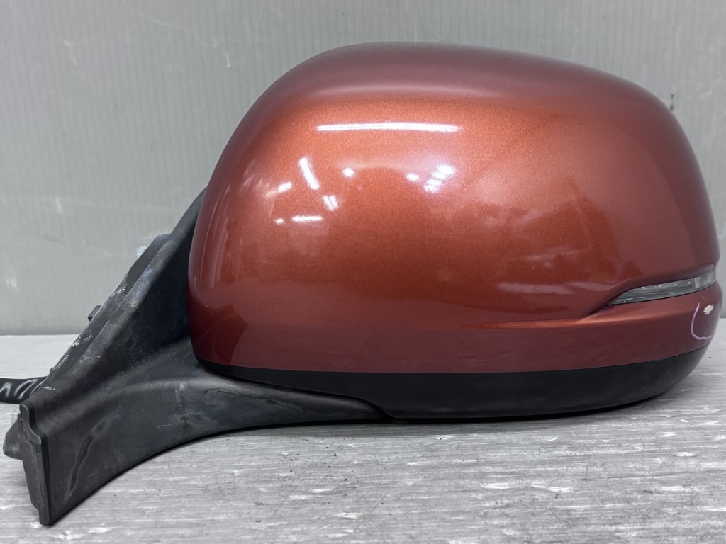ホンダ N-WGN カスタム G ターボパッケージ(JH1) 純正 破損無 動作保証 左ドアミラー ウィンカー 電格 9P 9ピン サイドミラー YR610M 左ミラー p061223 中古20260309