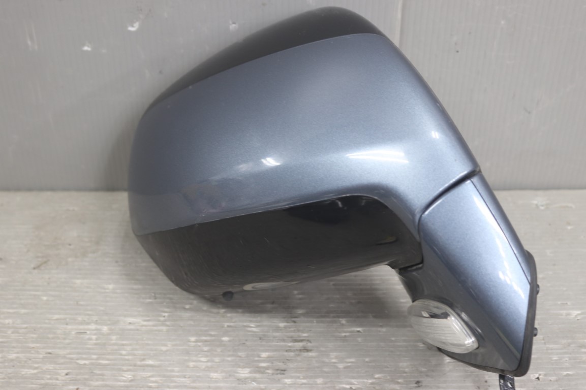 シトロエン C4 ピカソ 右H(B58RFJP) 純正 破損無 動作保証 右 ドアミラー 電格 6P+6P+3P 6ピン+6ピン+3ピン ウィンカー ウェルカムランプ付 ガンメタ系 サイドミラー p054573 中古20250427