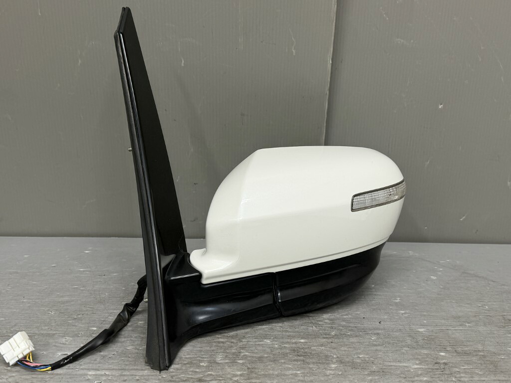 エリシオン プレステージ SG(RR5) 純正 破損無 動作保証 左ドアミラー ウィンカー ヒーター 電格 補助ミラー 9P 9ピン NH683P サイドミラー p059079 中古20251107