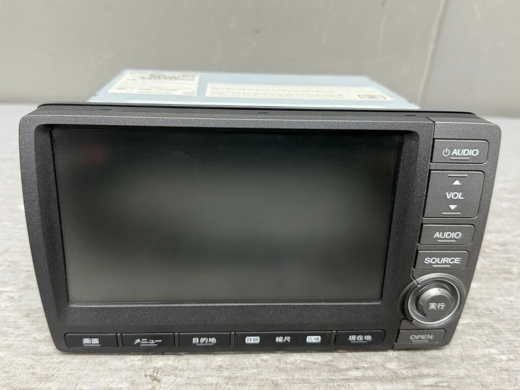 ストリーム(RN8) 純正 MITSUBISHI ミツビシ 破損無 動作保証 HDDナビ ナビユニット カーナビ インターナビ 地図2010年 39510-SMA-J01 NH640L p059387 中古20251121