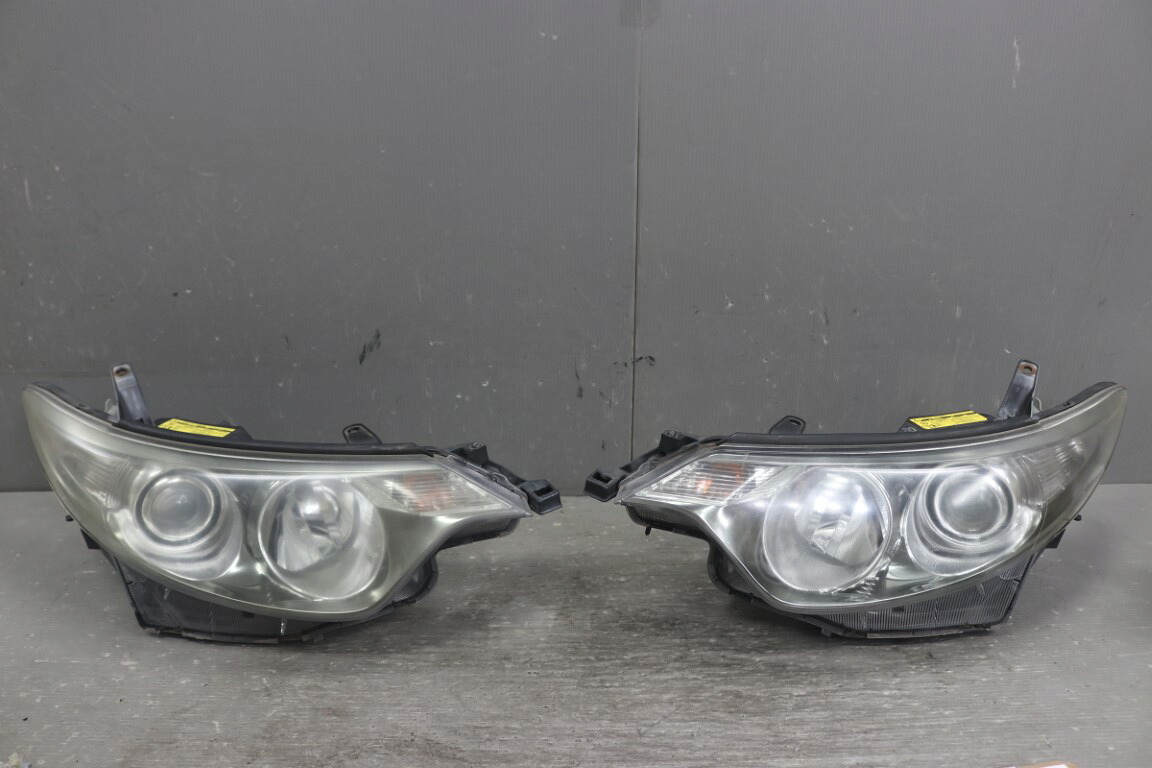 エスティマ アエラス Sパッケージ 前期(GSR50) 純正 コイト 破損無 動作保証 ヘッドライト HID バラスト レベ付 キセノン 左右セット ヘッドランプ 28-187 p060121 中古20251225