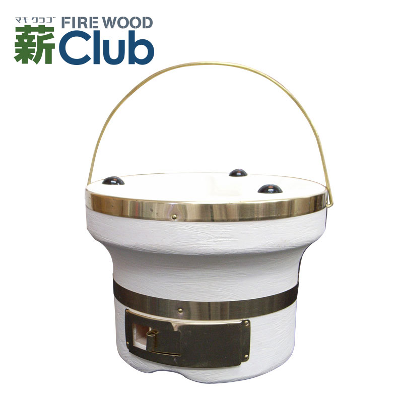 メーカー在庫確認後手配 丸和工業製 天然珪藻土切り出し 朝顔七輪１７ｃｍ 真鍮巻 ひちりん 9周年記念イベントが おひとり用のリッチな七輪です 脇田又次 しちりん 60%OFF