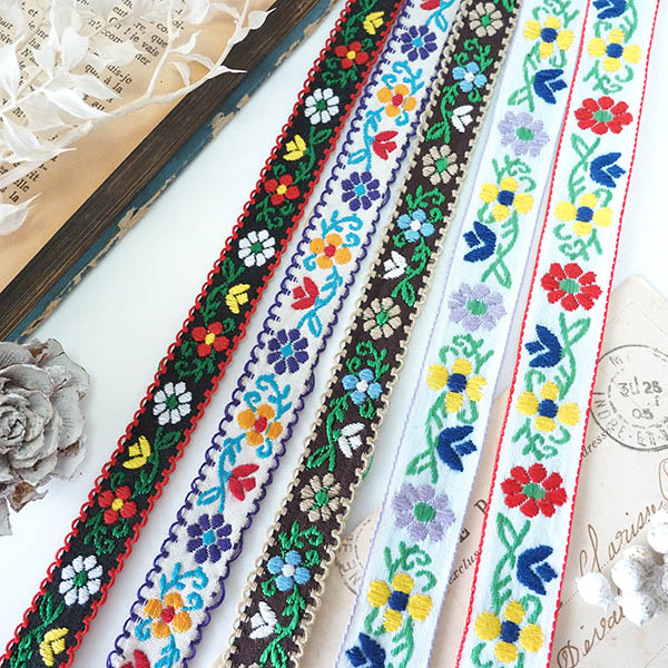 楽天市場】2cm幅 フランスリボン ヨーロピアンリボン チロリアンテープ