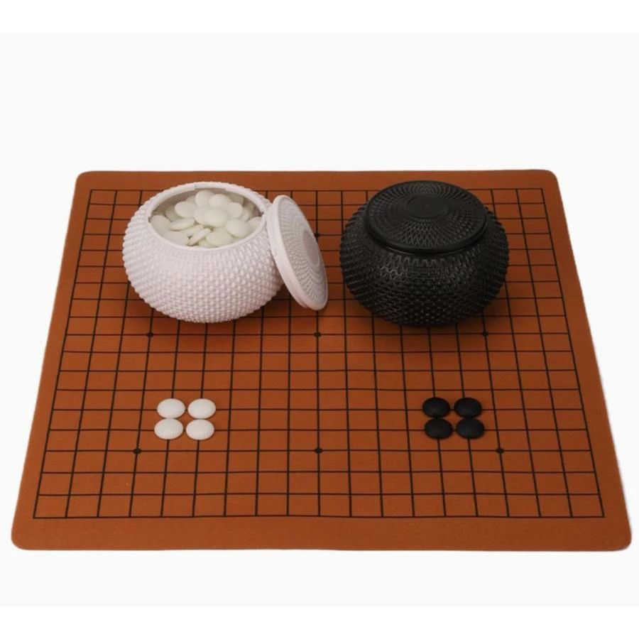 楽天市場】囲碁セット 木製折盤・碁石付き ボードゲーム 囲碁