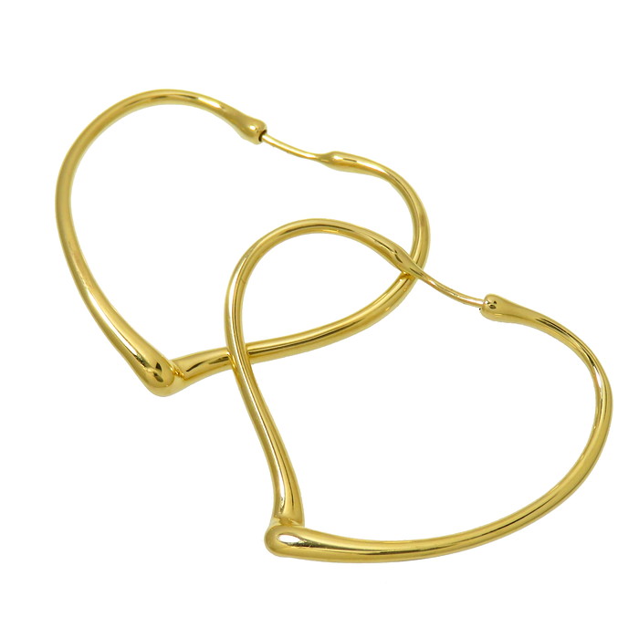 数量限定価格 K18ゴールド エルサ ペレッティ オープンハート ピアス Tiffany Co ティファニー 18金 レディース