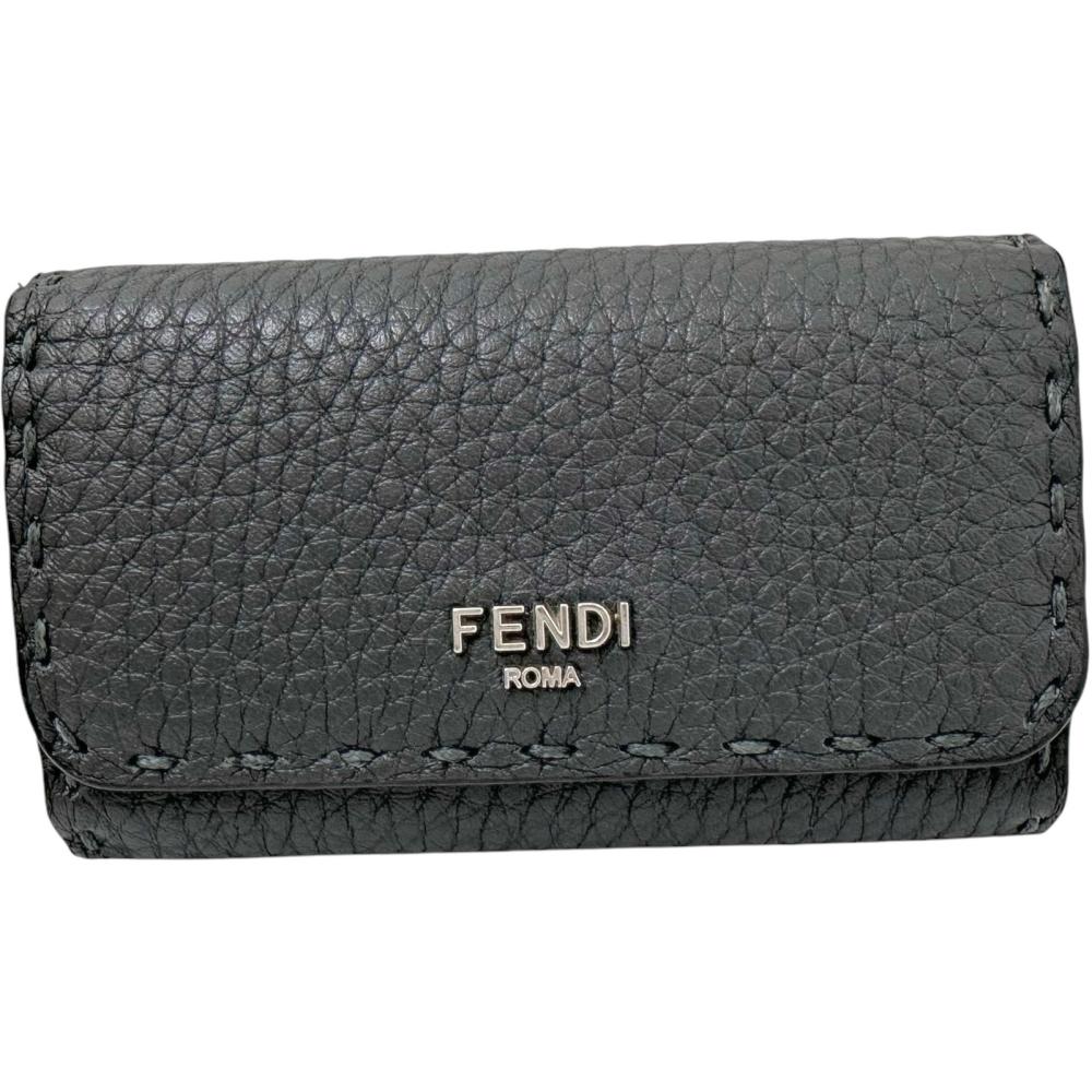 【未使用新品】FENDI　黒　ズッカ柄　キーケース 楽天市場】fendi ズッカ キーケースの通販