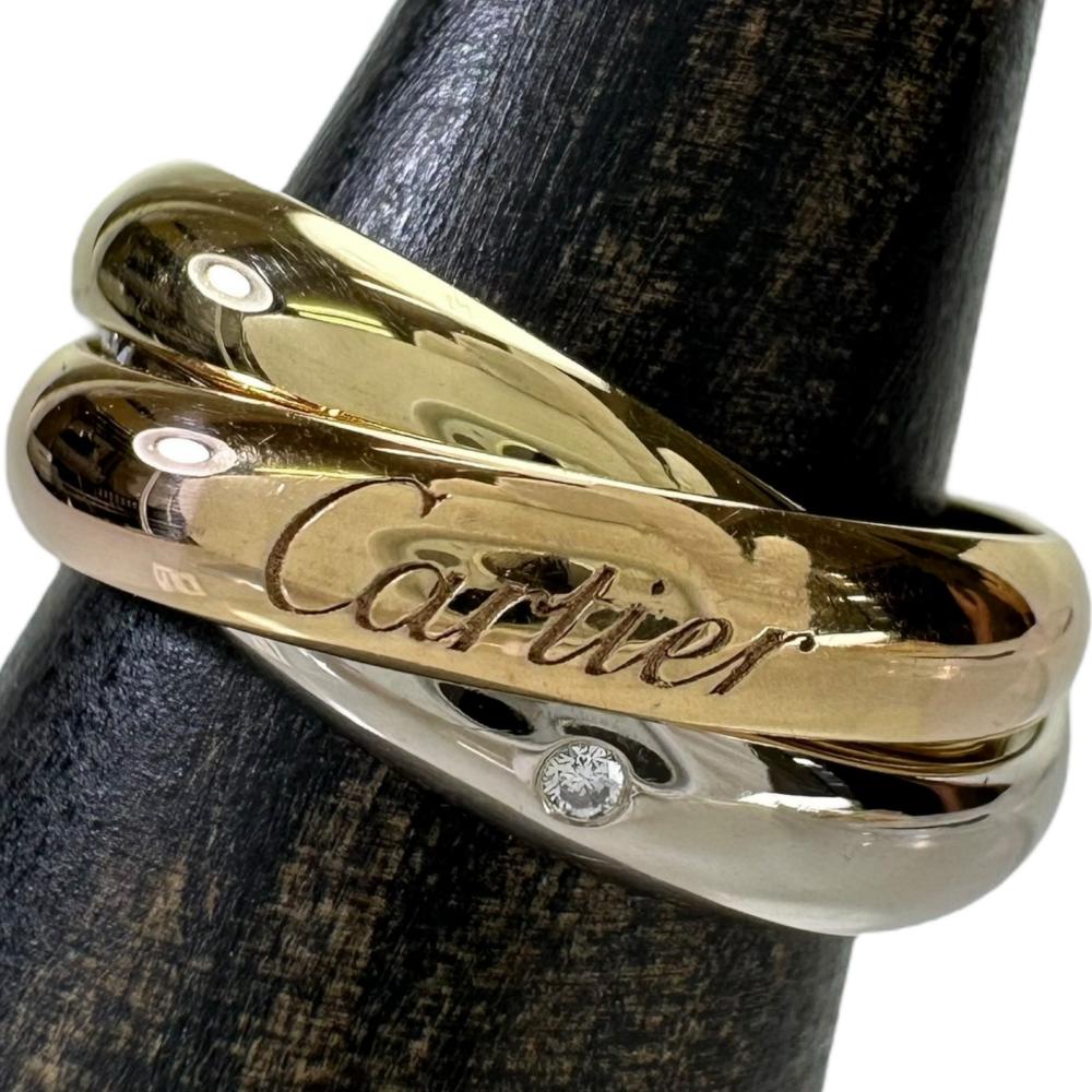 カルティエ　トリニティ　リング　５石ダイヤ CRB4236400 - トリニティ リング、クラシックモデル、ダイヤモンド5石