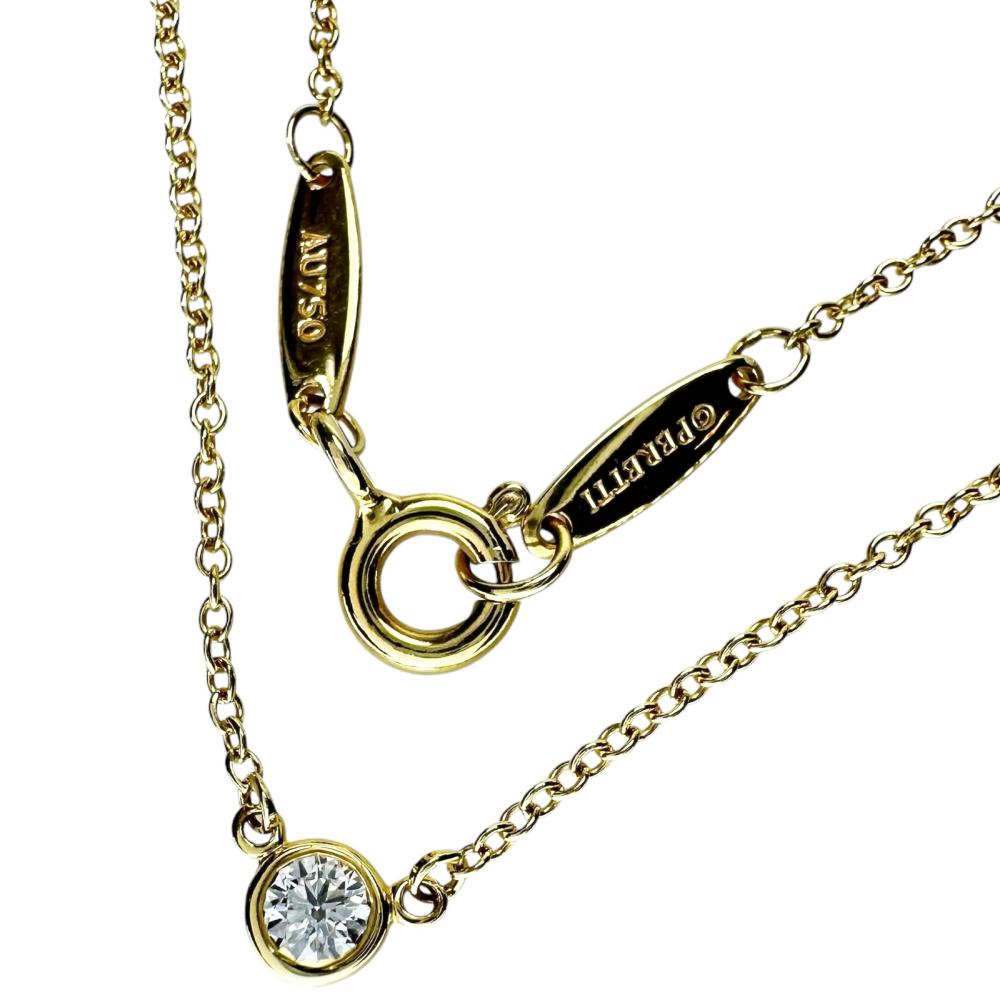 Tiffany & Co. バイザヤード　ネックレス　41cm 0.05 ct 楽天市場】【ジュエリー】【新品仕上げ済】TIFFANY&Co