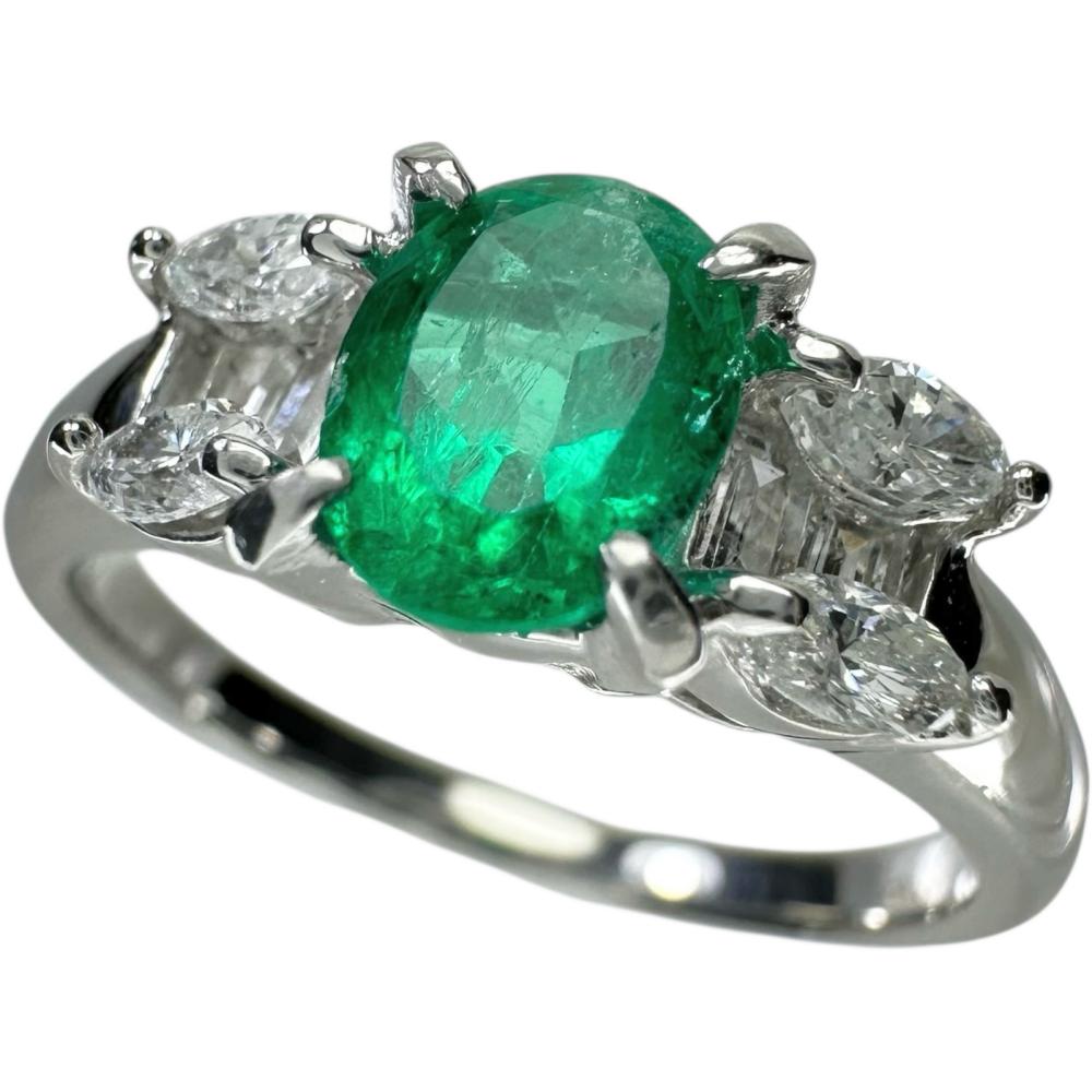 【美品】エメラルド リング 0.7カラット プラチナ900 14号 楽天市場】エメラルド 5.11ct リング 14号 PT900 プラチナ 指輪