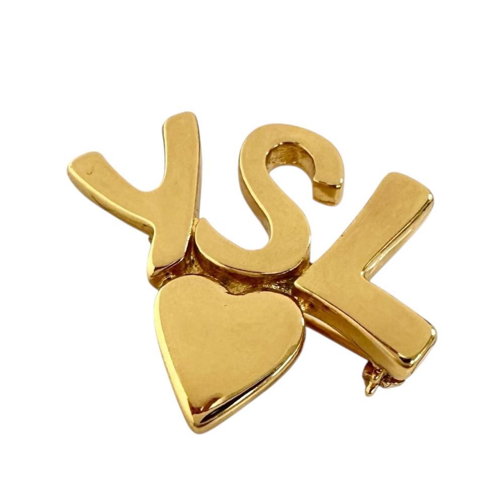 楽天市場】【返品OK】 イヴ サンローラン YSLロゴ ゴールド