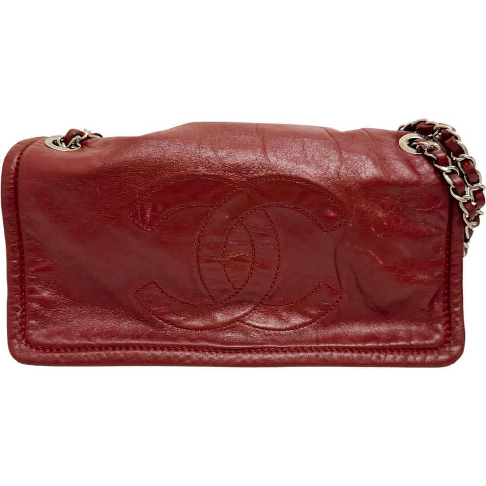 CHANEL ココマーク パテントレザー クラッチバッグ 17番台 CHANEL/シャネル】 クラッチバッグ パテントレザー/クロコ型押し