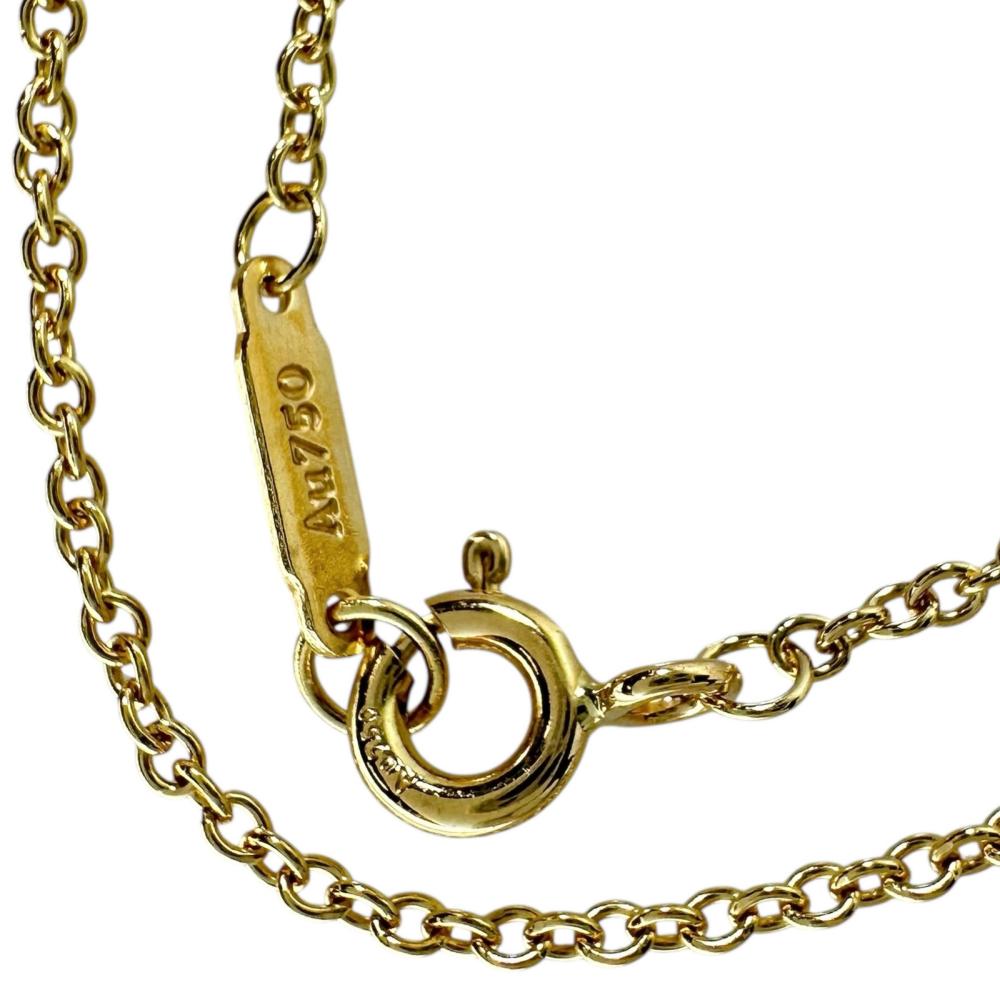TIFFANY & CO. ティファニー ネックレス K18YG - 4800725A0169 Tiffany & Co. - ティファニー K18YG ダイヤモンド ペンダント