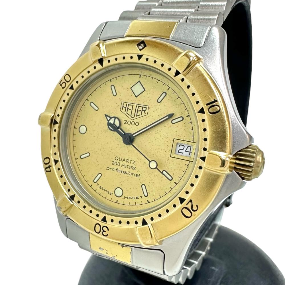 稼働品★TAG Heuer　タグホイヤー　プロフェッショナル　クオーツ時計 TAG HEUER △ 【TAG HEUER】タグホイヤー 1000