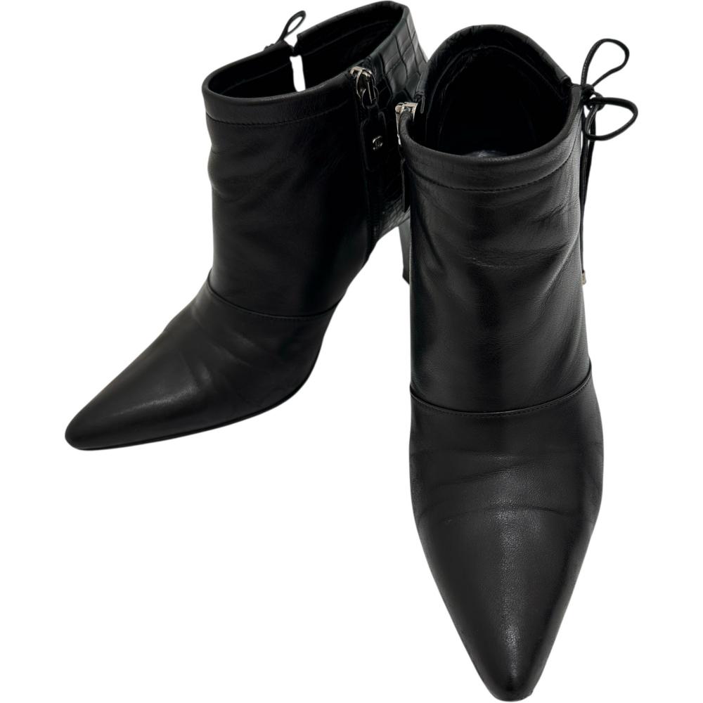 楽天市場】【広尾店】 シャネル CHANEL パールリボンビジュー ブーティ