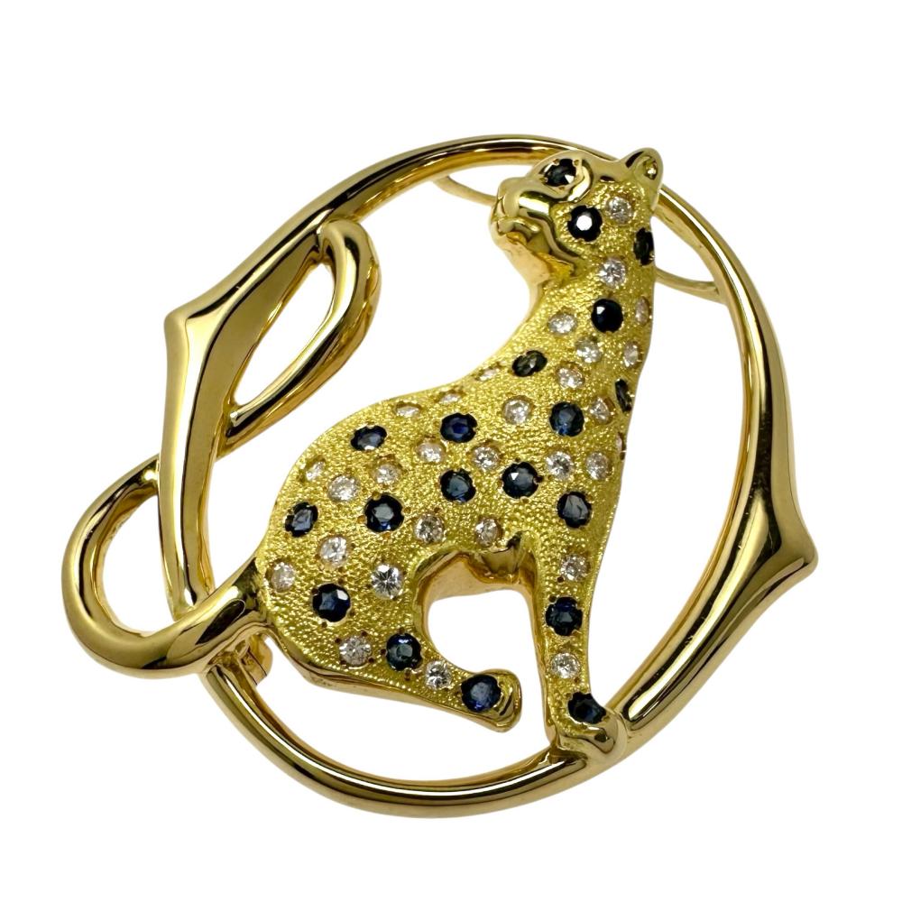 18YG イエローゴールド 豹 パンサー ペンダントトップ 18YG イエローゴールド 豹 パンサー ペンダントトップ メンズ