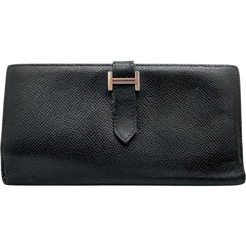 楽天市場】【財布】HERMES エルメス ベアンスフレ 2つ折 長財布