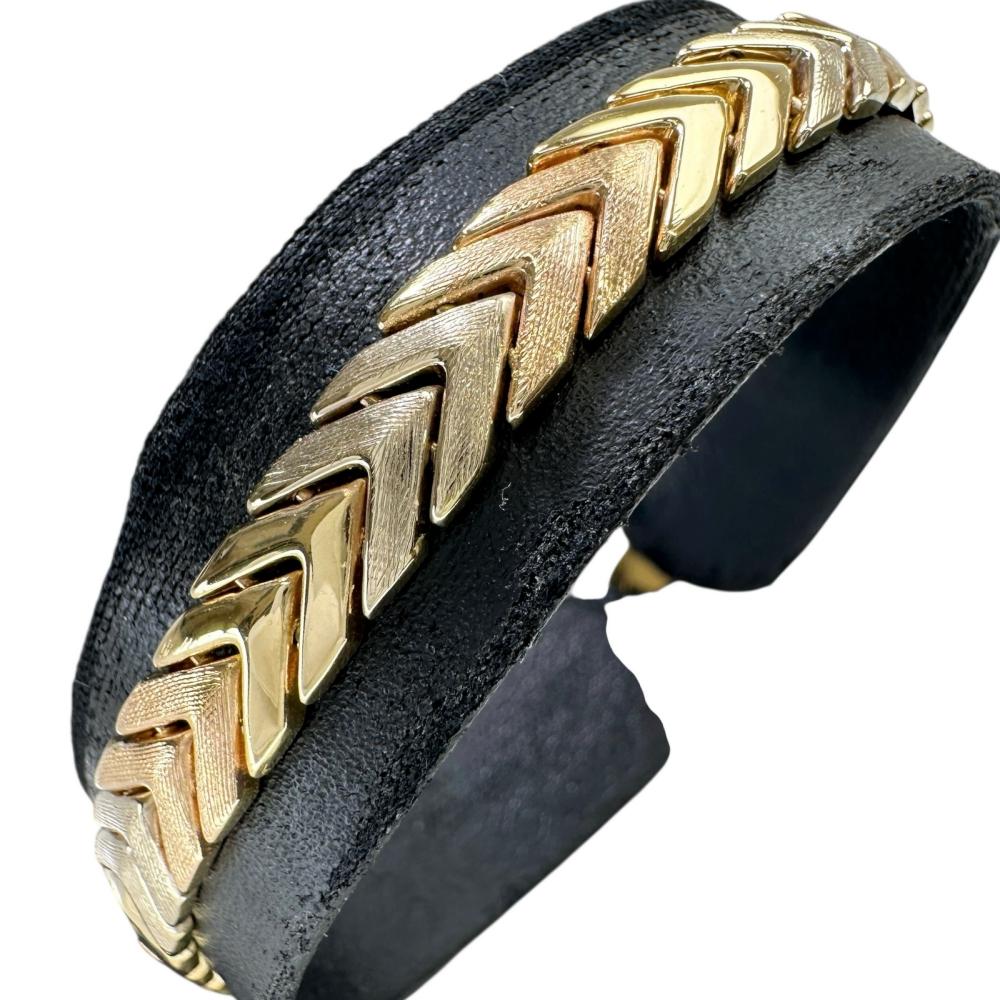 楽天市場】キメント チェーン ブレスレット K18WG 竹 バンブー 中空 地