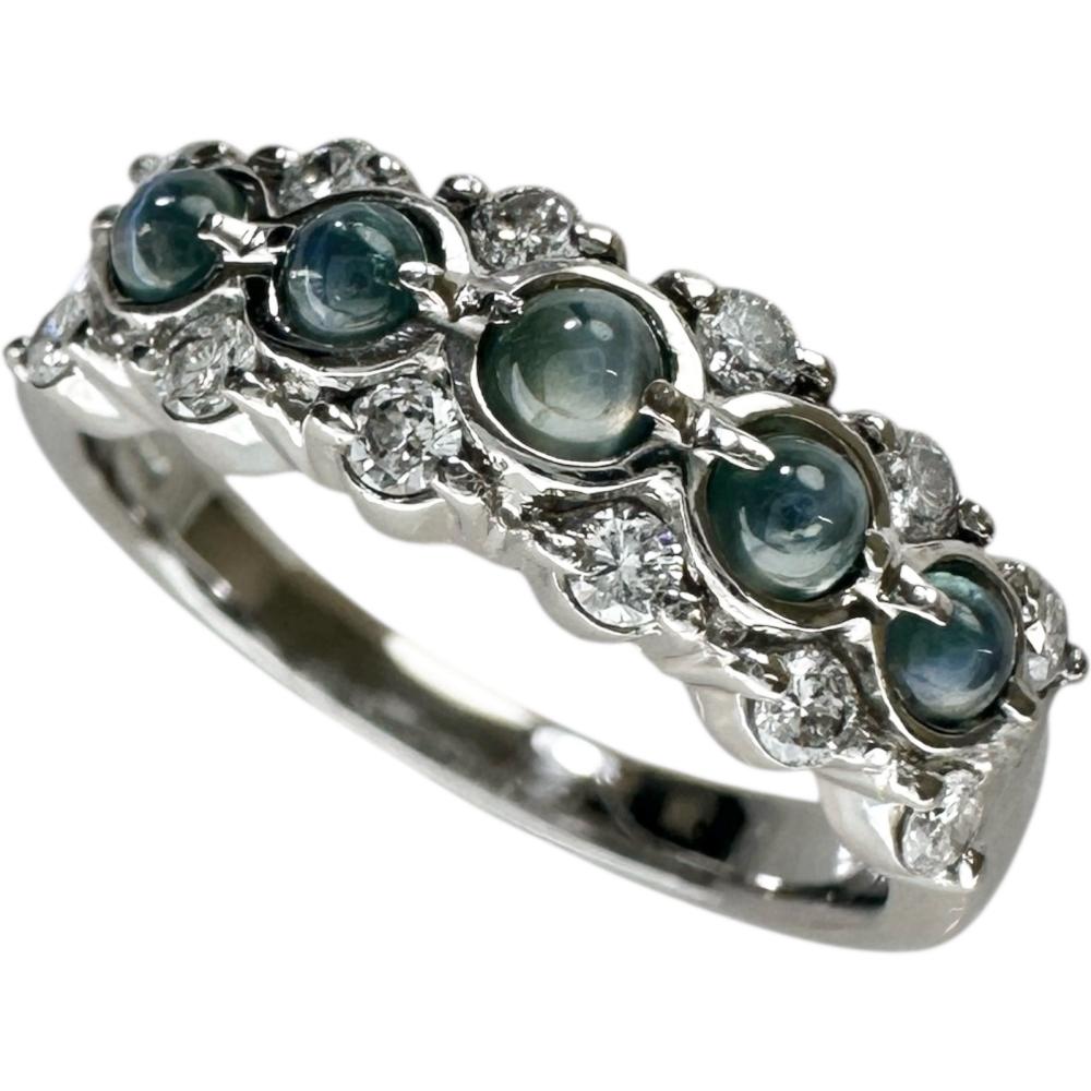 ★大粒★ Moixx K10YG ブルートルマリン リング　モイメメ ☆大粒☆ Moixx K10YG ブルートルマリン リング モイメメ - メルカリ