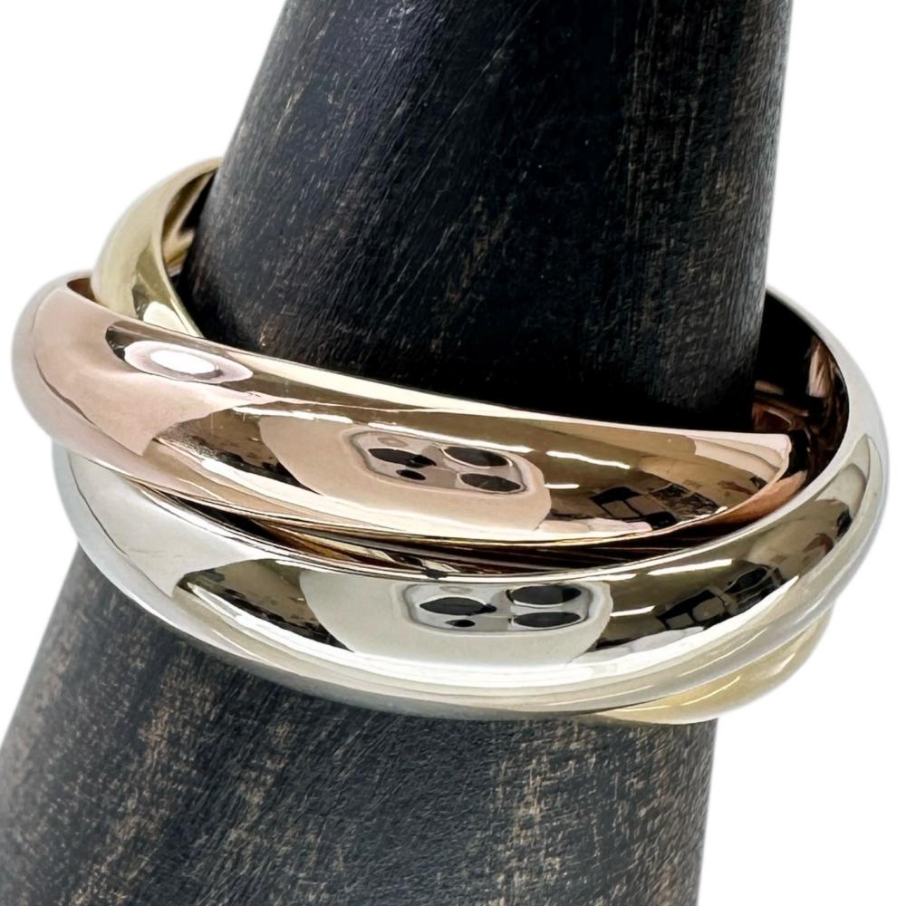 楽天市場】Cartier(カルティエ) トリニティリング 15号 55 18金