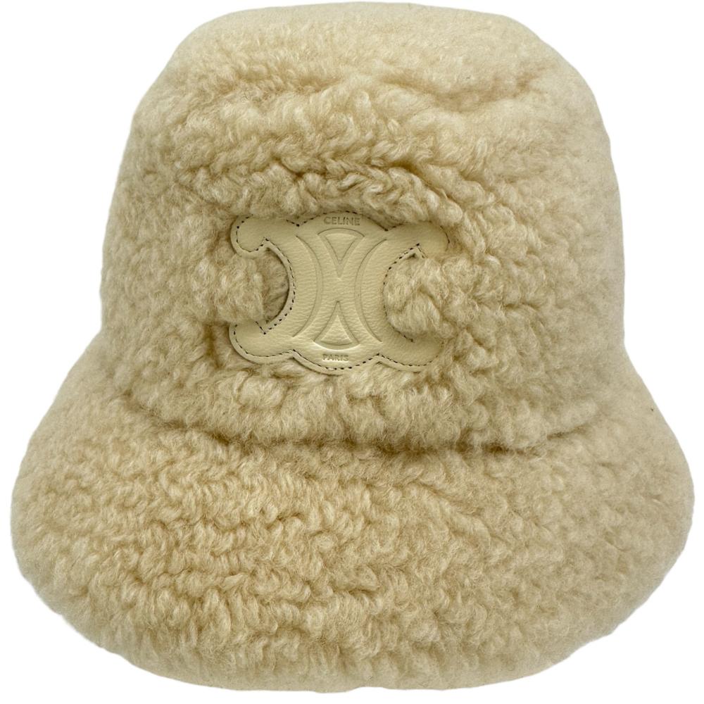 楽天市場】【セリーヌ】Celine ロゴ チェック ウール バケットハット