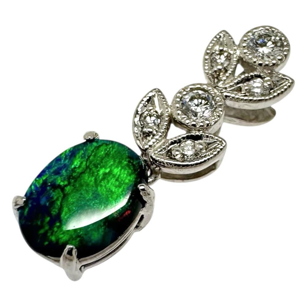 楽天市場】【ｾｰﾙ】ブラックオパール 19.91ct ネックレス PT850/PT900