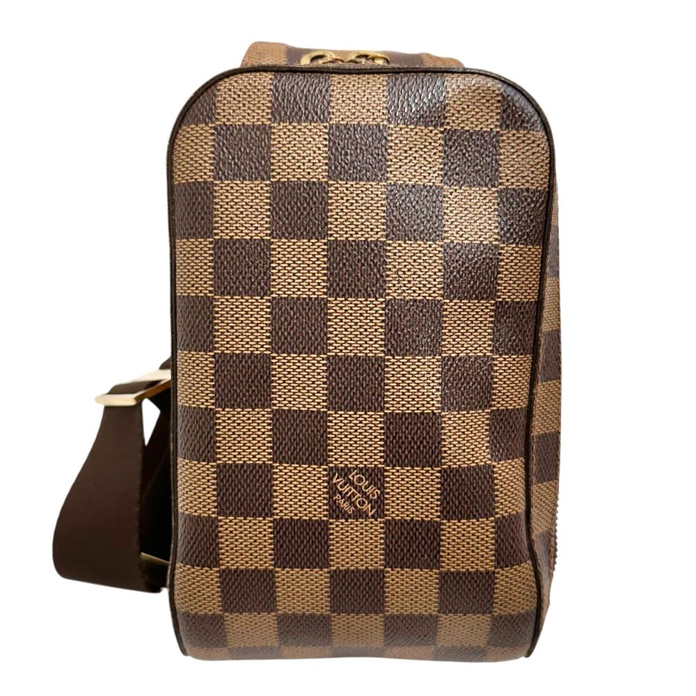 【LOUIS VUITTON/ルイ・ヴィトン】 ジェロニモス ダミエ N51994 上半身御徒面子 PVC上塗り帆布 赤銅色 メンズ【中古】【真子質店】【BL】【MoMox】