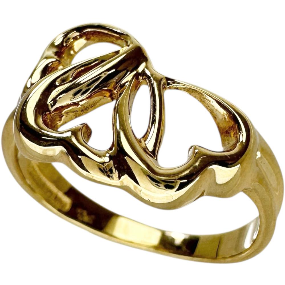 楽天市場】ティファニー 3連 リング K14KT 10号 指輪 TIFFANY&Co