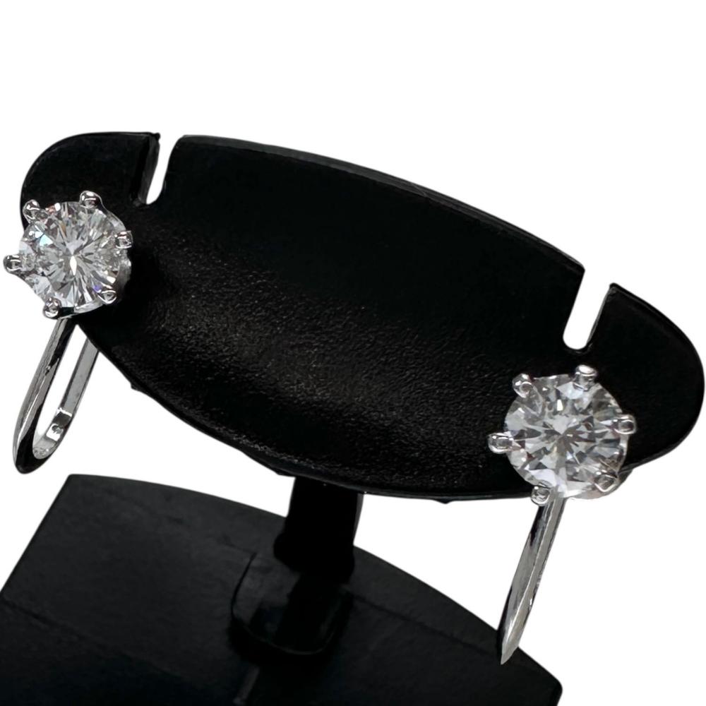 【TASAKI/タサキ】 ダイヤモンド 0.27×2ct イヤリング Pt900プラチナ 3.0g レディース【中古】【真子質店】【NN】【MaKx】